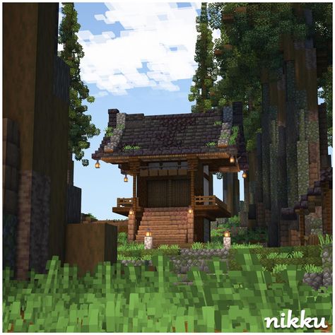 Deep Forest Shrine 🌲⛩️ be sure to like, comment, and pray for good fortune! - 🔦Shaders: Complimentary 🔧Built on: play.bakery.builders - #minecraft #mcpe #minecraftart #minecraftbuild #mcbuilds #minecraftbuilding #minecraftjava #minecraftarchitecture #minecraftonly #minecraftbuilds #minecraftideas #minecrafthouse #minecraftinspiration #minecrafthouses #minecraftcreations #minecraftbuilder #ghibli #ghibliart #studioghibli Minecraft Shrine Ideas, Chinese Minecraft Builds, Minecraft Shrine, Minecraft One Piece, Forest Shrine, Aesthetic Buildings, Play Bakery, Cute Minecraft Houses, Minecraft Inspo