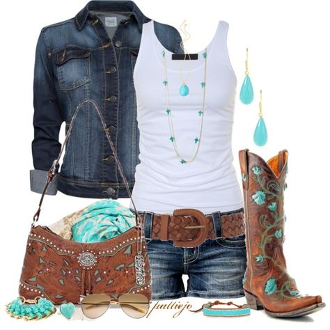 Sammmmmmm! Rodeo Outfits Shorts, Summer Rodeo Outfits, Summer Rodeo, Western Shorts, Country Summer Outfits, Shorts Ideas, Country Outfit, Outfits Shorts, Outfits Jeans