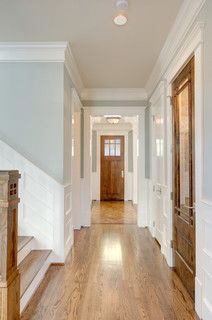 wall color, DISTANT STAR MQ5-31 Behr paint Wainscoting Paint Colors, Living Room Wainscoting, Wood Walls Living Room, Walls Living Room, Interior Paint Colors Schemes, Behr Paint Colors, Wood Walls, Behr Paint, Interior Paint Colors