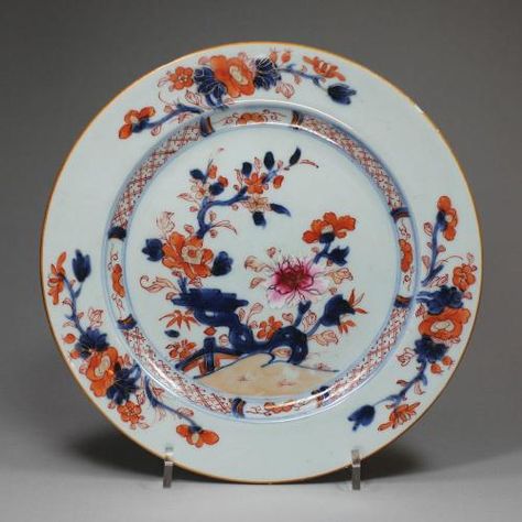 Fenced Garden, China Cupboard, Flowering Branches, Imari Porcelain, Peony Painting, Japanese Porcelain, Chinese Ceramics, Porcelain Art, Flower Branch