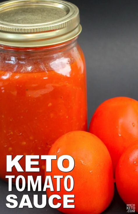 Keto Tomato Sauce, Keto Sauce, Tomatoe Sauce, Keto Condiments, Keto Italian, Zucchini Side Dishes, Low Carb Marinara, Keto Sauces, Keto Kitchen