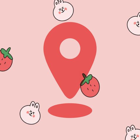 Cute Maps Icon, Map App Icon, Cute Maps, Google Maps Icon, Maps Icon, Map Icons, Logo Pink, Cute Icon, Pink Logo