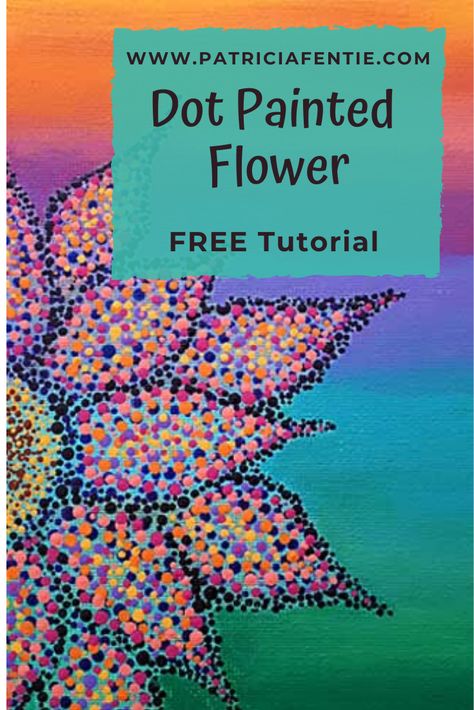 Dot Flowers Painting, Mandala Dot Painting For Beginners, Mandala Pens, Acrylic Dot Painting Ideas, March Prompts, Dot Painting Flowers, Dot Painting Patterns For Beginners, Painting With Dots, Dot Painting For Beginners