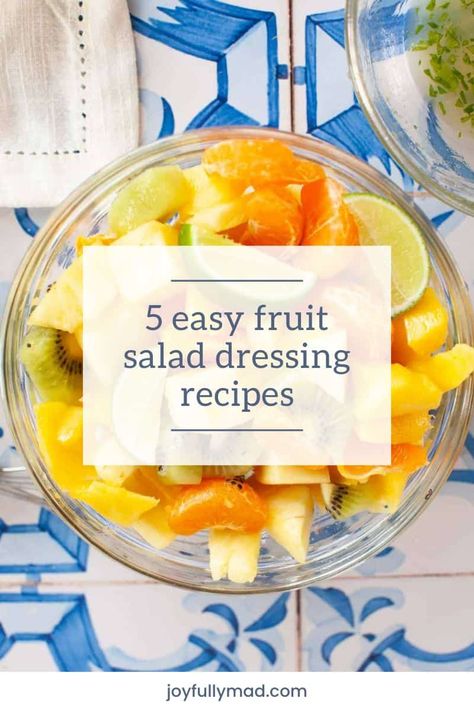 Make fruit salad more exciting with these easy fruit salad dressing recipes. They're a great way to liven up fresh fruit with more flavor. Fruit Salad Diet, Simple Fruit Salad Ideas, Salad Dressing For Fruit Salad, Fruit Salad Sauce Recipe, Sauce For Fruit Salad Dressing Recipe, Best Fruit Salad Dressing, Healthy Fruit Salad Dressing, Fresh Fruit Salad Dressing, Fruit Recipes Easy