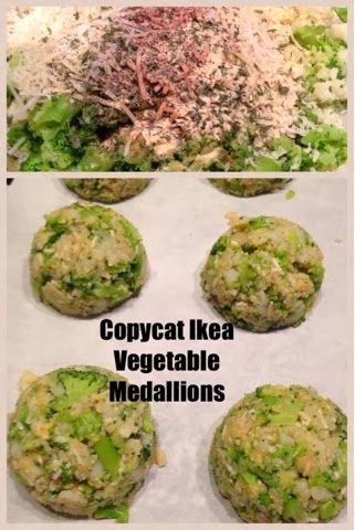 I am completely hooked on these! Since I just ate the last two I had in my freezer yesterday, and IKEA is a long bus ride away, I was delighted to find a recipe to make them. Ikea Medallions Recipe, Copycat Ikea Veggie Medallions, Ikea Veggie Medallions, Ikea Food Recipes, Veggie Medallions, Ikea Recipes, Veggie Cakes, Veggie Patties, Ikea Food