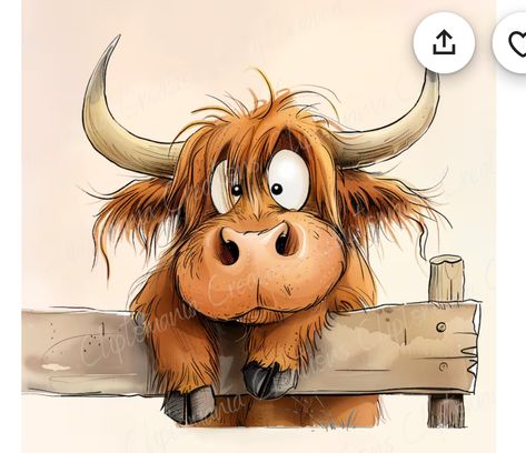 Backgrounds Funny, Funny Highland Cow, Cricut Air 2, Highland Cow Png, Cow Drawing, Cricut Air, Funny Farm, Highland Cows, Cow Png