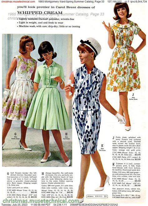 Catalog Clothes, 1965 Fashion, 1962 Fashion, Late 60s Fashion, 1950s Accessories, 1960s Women, 60’s Fashion, Retro Lifestyle, June Cleaver