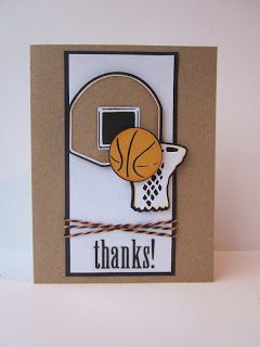 Sports Mania.  Chick-n-Scrap: Thank You for a Great Season Basketball Birthday Cards, Basketball Banquet, Greeting Cards For Teachers, Teachers Day Card, Basketball Birthday, Creative Graphics, Teacher Cards, Napkin Design, Basketball Coach