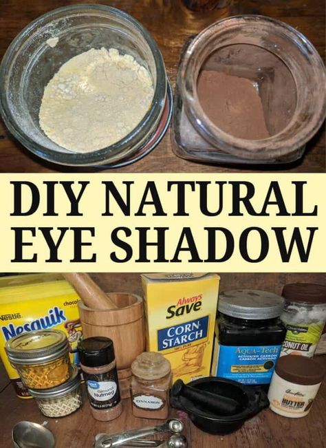 Eyeshadow Recipe, Natural Makeup Recipes, Diy Eye Shadow, Diy Makeup Looks, How To Make Eyeshadow, Diy Natural Makeup, Natural Eye Shadow, Diy Eyeshadow, Diy Makeup Recipe