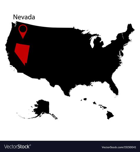 Map Of The Us, Nevada Usa, Travel Notes, Usa Map, U.s. States, Us Map, A White Background, Transparent Png, Nevada