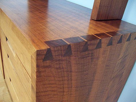 Explore ken mohnkern's photos on Flickr. ken mohnkern has uploaded 841 photos to Flickr. Dovetail Cabinets, Industrial Tables, Woodworking At Home, Office Desk Designs, Amazing Furniture, Woodworking Cabinets, Furniture Building, Woodworking Basics, Dovetail Joints