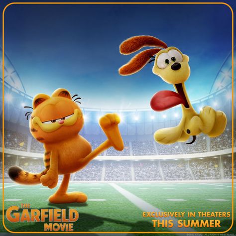 The only version of the big game that matters. Cats vs. dogs. You know who my bet is on. 😼 #GarfieldMovie is exclusively in movie theaters this Summer. Garfield 2024, Cats Vs Dogs, Garfield 2, Garfield Movie, Garfield Odie, Best Cartoon Shows, Movie 2024, Dog Pic, Garfield And Odie