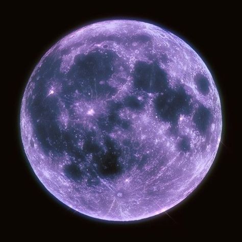 The Moon, Planets, Moon, Purple