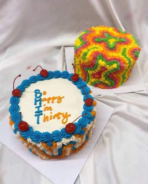 Shaggy Cake, Thirty Cake, 30th Birthday Decorations, 30 Birthday Cake, Thirty Birthday, The Palms, Girl Cake, 30th Birthday, I Am Happy