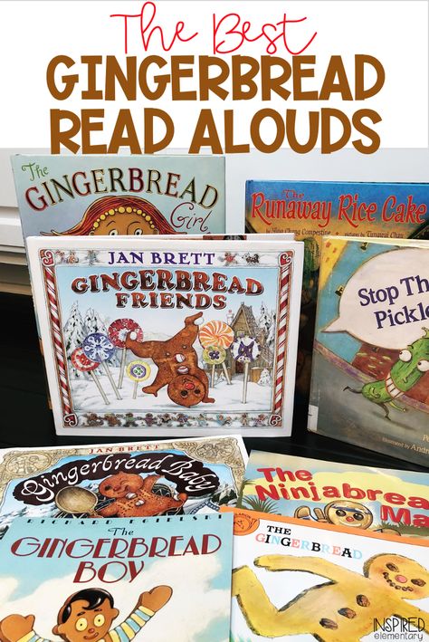 Gingerbread read aloud list of books for 2nd grade students during a gingerbread unit. These gingerbread stories are perfect to compare and contrast the different versions of the gingerbread… More Gingerbread Stories, Gingerbread Story, Picture Books For Kids, Gingerbread Friends, Gingerbread Unit, Kindergarten Christmas, Learning Stories, Reading Unit, Elementary Teaching