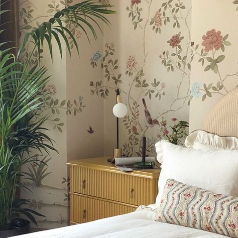 Corner Of A Room, Indian Bedroom, Bed Cushion, Bedside Chest, Yellow Interior, Yellow Decor, French Cottage, Mellow Yellow, Bedroom Inspo