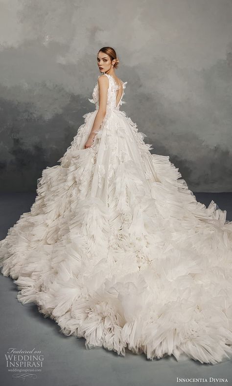 2023 Wedding Dresses, Ethereal Gowns, A Line Ball Gown, Bridesmaid Saree, Wedding Inspirasi, Long Train Wedding Dress, Most Beautiful Wedding Dresses, Bridal Consultant, Bridal Ball Gown