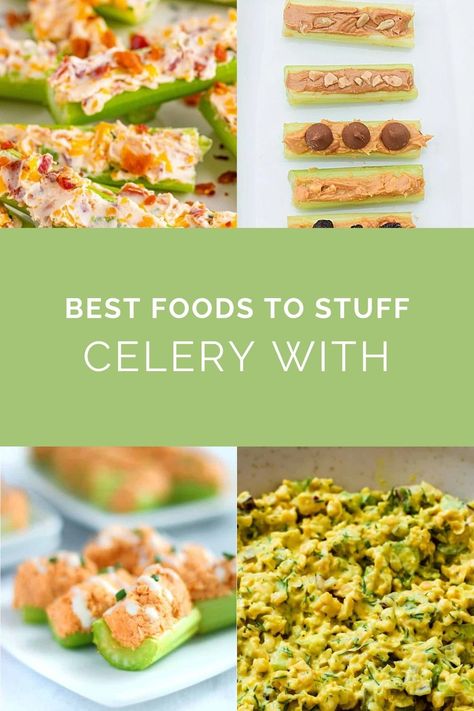 Find all the best ideas on how to enjoy celery as a perfect and healthy snack! Go beyond ants on a log or peanut butter in your celery with these quick homemade recipes. Celery Peanut Butter, Celery Snacks, Ants On A Log, Celery Smoothie, Celery Recipes, Peanut Butter Snacks, Dairy Free Snacks, Cucumber Juice, Snacks To Make