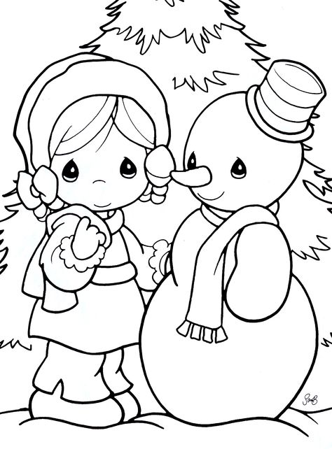 Christmas Precious Moments, Dr Seuss Coloring Pages, Precious Moments Christmas, Winter Coloring Pages, Precious Moments Coloring Pages, Snowman Coloring Pages, Christmas Coloring Sheets, Spring Coloring Pages, Coloring Sheets For Kids