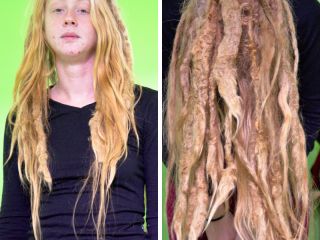 Shedding the Dread: One Woman’s Tips for Brushing Out Dreadlocks Dreadlock Stages, Dead Hair, Floating House, Hair Towel, Coarse Hair, Rv Stuff, Step By Step Guide, Crazy Hair, Brushing