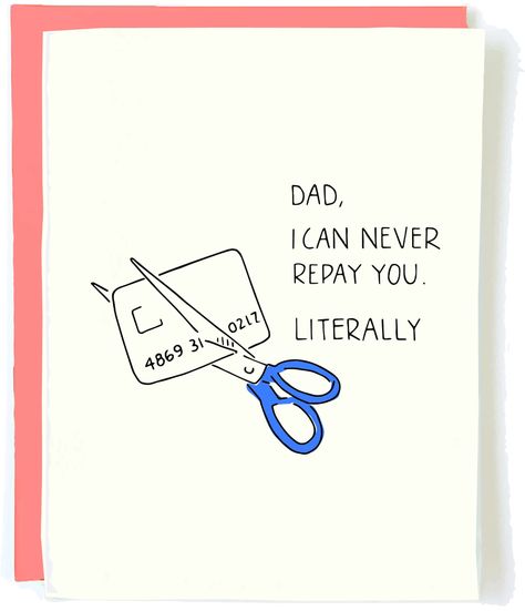 Funny Dad Birthday Cards, Father Birthday Cards, Birthday Card For Dad, Creative Birthday Cards, Funny Fathers Day Card, Homemade Birthday Cards, Father Birthday, Bday Cards, Dad Birthday Card