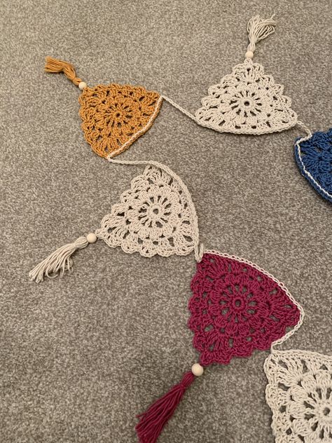 Crochet Bunting Free Pattern, Crochet Bunting Pattern, Boho Bunting, Bunting Crochet, Bunting Pattern, Vintage Bunting, Crochet Bunting, Crochet Garland, Crochet Boho