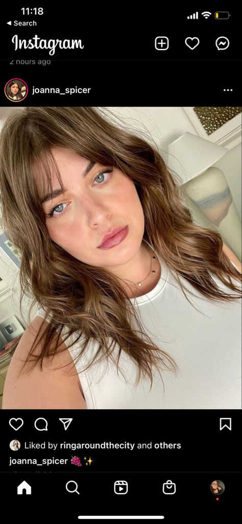 Joanna Spicer Hair, Joanna Spicer, Hair Dues, Layered Lob, Medium Shag, Lob With Bangs, Medium Shag Haircuts, Haircut Inspo, Hair 2022