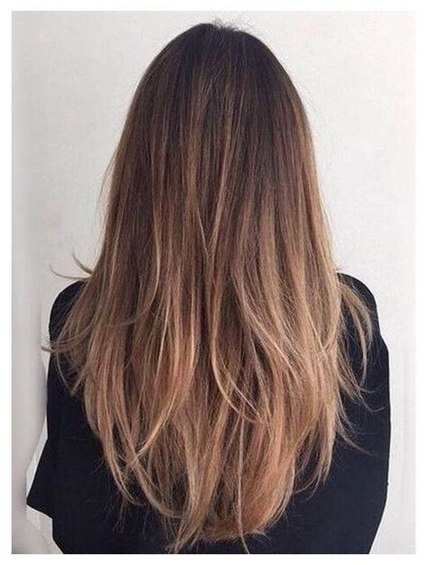 Amazon.com: layered hair medium straight brunette Tiger Eye Hair Color, Balayage Straight, Balayage Straight Hair, Beautiful Brown Hair, Natural Straight Hair, Straight Hair Extensions, Hair Color Light Brown, Brown Blonde Hair, Long Layered Hair