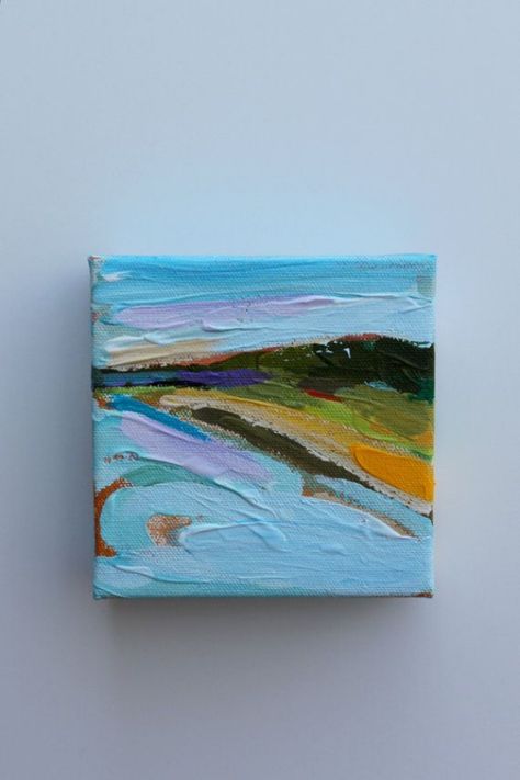 40 Blue Abstract Paintings to Admire Miniature Painting Ideas, Winter Scene Paintings, Tiny Paintings, Mini Canvases, Miniature Paintings, Small Canvas Paintings, Blue Abstract Painting, Amazing Artwork, Powerful Art