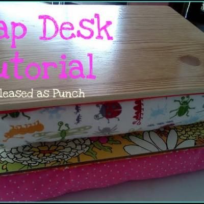 DIY Lap Desk Tutorial Diy Lap Desk, Diy Wand, Lap Desk, Tutorial Diy, Car Ride, Cute Crafts, Crafts To Do, Christmas Projects, Homemade Gifts