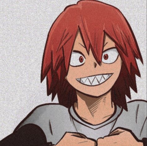 Ejiro Kirishima Mha, Kirishima With His Hair Down, Kirishima Eijirou Cute, Kirishima Hair Down, Kirishima Drawing, Mha Kirishima, Eijirou Kirishima, Kirishima My Hero Academia, Stick Figure Animation