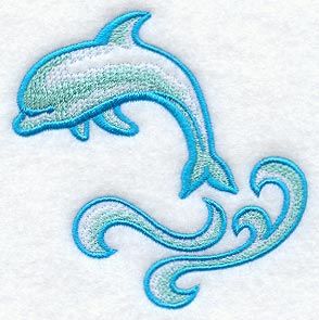 Dolphin Dolphin Embroidery Pattern, Nautical Embroidery, Embroidered Canvas Art, Dolphin Design, Ribbon Crafts Diy, Freestanding Lace Embroidery, Animal Embroidery Designs, Design Line, Mehndi Designs For Beginners