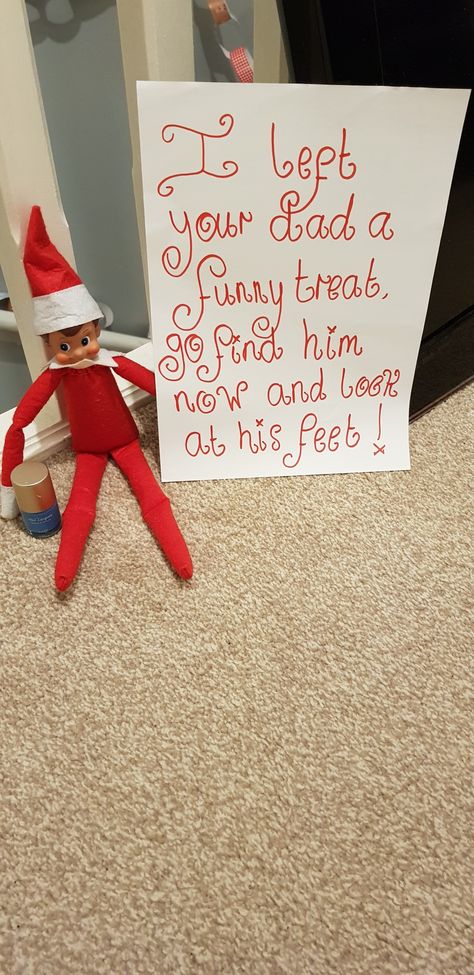 Elf Paints Dads Toe Nails, Elves Leaving Ideas, Don’t Feed The Crocs Elf On The Shelf, Elf On The Shelf Painting Dads Nails, Elf Painting Dads Toenails, Elf On The Shelf Dads Toenails, Rlf On The Shelf Ideas For Kids Funny Creative, Elf Ont He Shelf Ideas Funny, Elf 2023