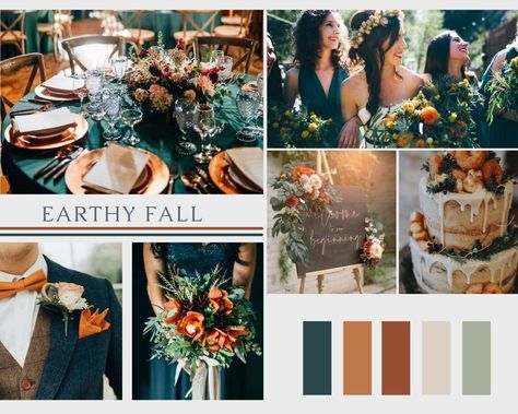 Teal Orange And Red Wedding Colors, Sage Teal Rust Wedding, Copper And Teal Wedding Centerpieces, Sapphire And Rust Wedding, Dusty Blue Sage Green Burnt Orange Wedding, Teal Rust And Gold Wedding, Teal Rust Color Palette Wedding, Deep Teal And Rust Wedding, Dark Teal Boho Wedding