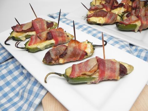 Duck Jalapeno Poppers Grilled Vegetable Recipes, Cooking Roast Beef, Jalapeno Popper Recipes, Chipotle Seasoning, Jalapeño Poppers, Poppers Recipe, Bacon On The Grill, Stuffed Jalapenos With Bacon, Food Wishes