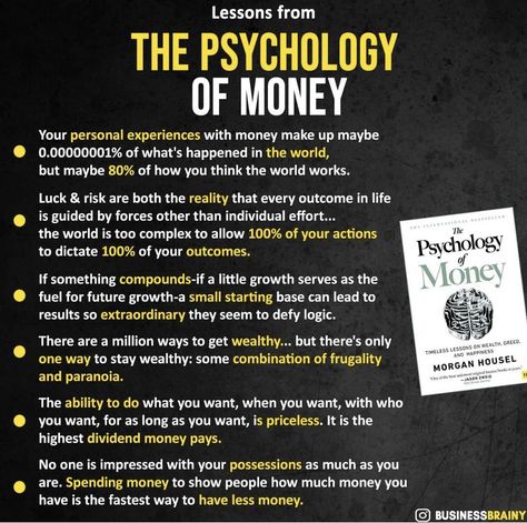 Entrepreneurship Books, Psychology Of Money, Growth Mindset Book, Entrepreneur Books, Best Self Help Books, Money Strategy, Business Inspiration Quotes, Self Development Books, Money Management Advice