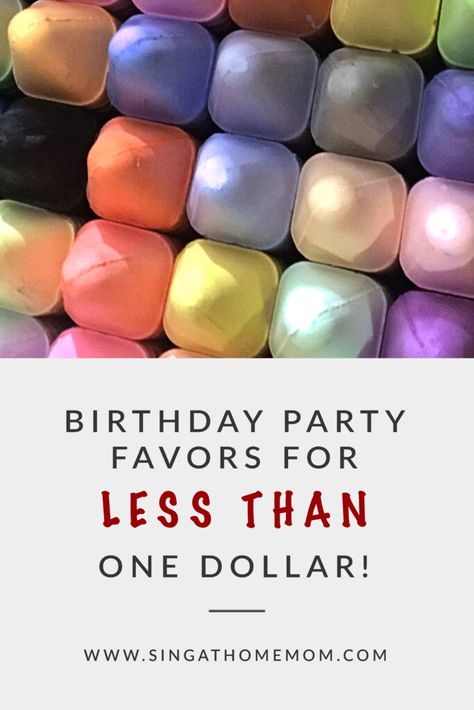 Party Favors For Art Party, Simple Birthday Party Favors, Easy Kids Party Favors, Budget Friendly Party Favors, Dollar Store Party Favors, First Birthday Party Favors For Adults, First Birthday Favors Ideas, Toddler Birthday Party Favors, First Birthday Party Favors Ideas