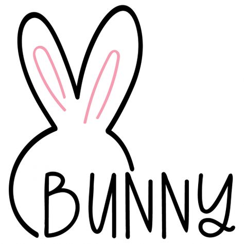 Free Svg Images, Svg Images For Cricut, Easter Hunt, Bunny Svg, Bunny Designs, Free Svg Files, Free Svg Cut Files, Crafty Projects, File Free