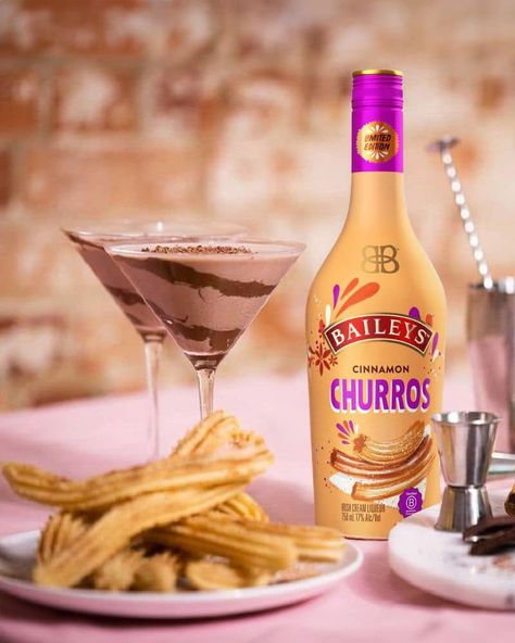 🚨 New arrival alert! 🚨

Introducing NEW Baileys Cinnamon Churros Liqueur, a perfect balance of Irish Whisky, savory cinnamon and warm vanilla notes for a creamy flavor-filled invigorating taste.

Enjoy over ice, pour over hot or cold coffee, or shake into cocktails for a treat experience so good you’ll want to share.

https://www.totalwine.com/spirits/liqueurscordialsschnapps/baileys-churros/p/2126250390?cid=social:spirits:::baileys_churros_pdp: Baileys Churro Drink, Bailey's Cocktails, Cinnamon Churros, Shower Themes, Cold Coffee, Fun Times, Dessert Drinks, Bridal Shower Theme, Party Drinks