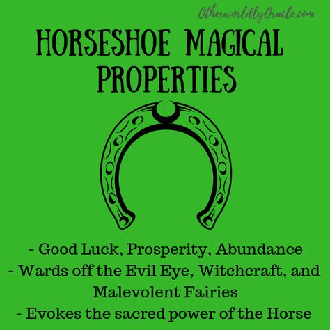 Horseshoe luck, magical properties, and protection Lucky Horseshoe Quote, Horseshoe Witchcraft, Cowboy Alphabet, Horseshoes Crafts, Witch Charms, Magical Kitchen, Luck Magic, Horse Whisperer, Hoodoo Conjure