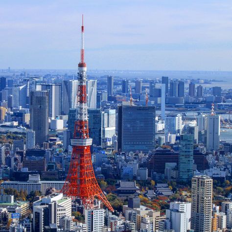 3d Composition, Japanese City, Tokyo City, Japanese Interior Design, Japan Photography, City Scape, Tokyo Tower, 2nd Year, Travel Asia