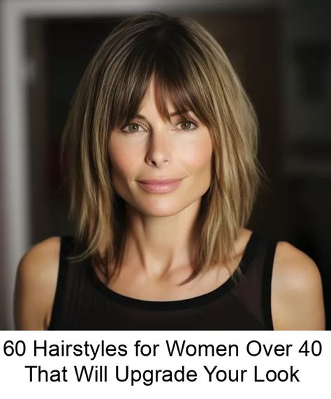 If you're a woman over 40, when it comes to picking a hairstyle, great news: there are no more rules. You can have whatever you want; you can have it all. All #over #40 60 Hairstyles, A Hairstyle, Upgrade Your Look, Hairstyles For Women, Middle Age, Hairstyles With Bangs, Over 40, Want You, Womens Hairstyles