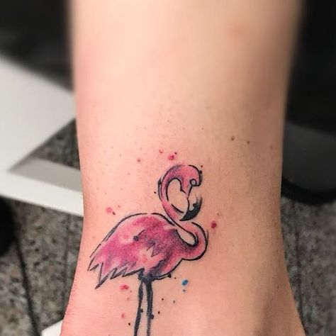 World Famous Tattoo, Flamingo Tattoo, Swan Art, Tier Tattoo, World Famous Tattoo Ink, Best Watercolor, Mom Tattoo Designs, Water Tattoo, Famous Tattoos