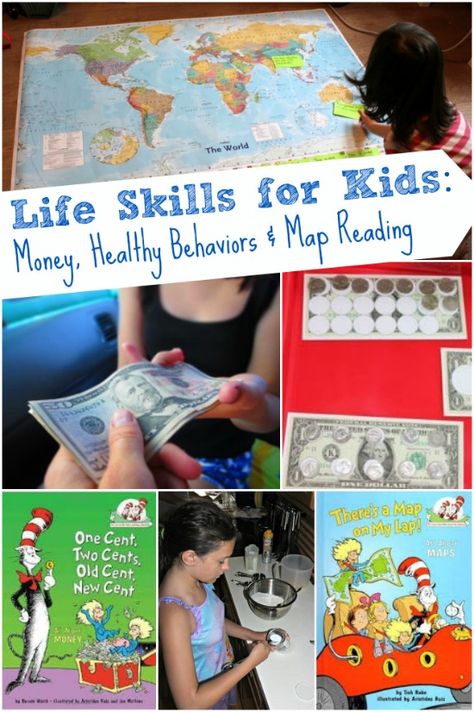 Great resources for teaching kids about money, healthy behaviors and map reading skills! Life Skills For Kids, Healthy Behaviors, Kids Money Management, Life Skills Class, Skills For Kids, Life Skills Lessons, Teaching Life Skills, Best Smoothie, Map Reading