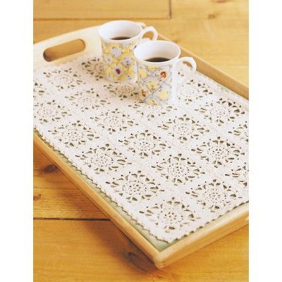 Table Runners Patterns Free Sewing, Crochet Tray, Crochet Placemats, Pattern Simple, Crochet Table Runner, Crochet Kitchen, Yarn Knitting, Crochet Dishcloths, Crochet For Home