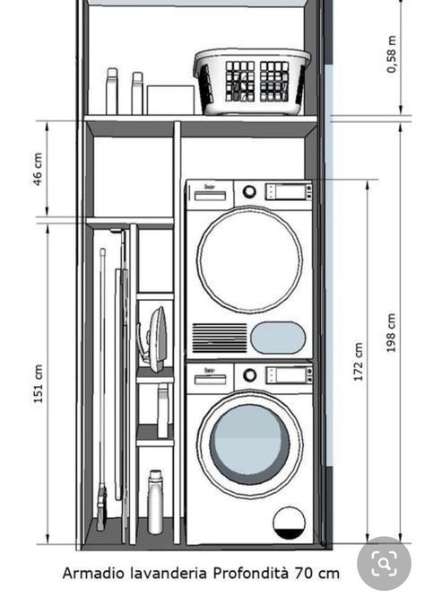 Grand House, Small Bathroom Interior, Laundry Room Layouts, Modern Laundry Rooms, Laundry Room Remodel, Laundry Room Inspiration, Small Bathroom Storage, Renovation Design, 아파트 인테리어