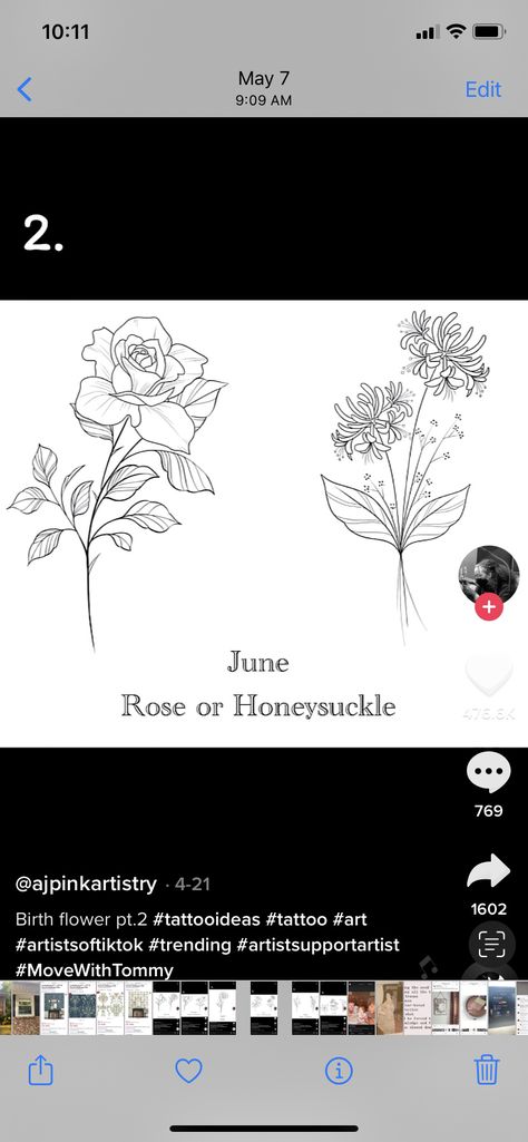 Honeysuckle And Rose Tattoo, Rose And Honeysuckle Tattoo, Honeysuckle And Rose, Rose And Honeysuckle, Honeysuckle Tattoo, Rose Tattoo, Birth Flowers, Back Tattoo, I Tattoo