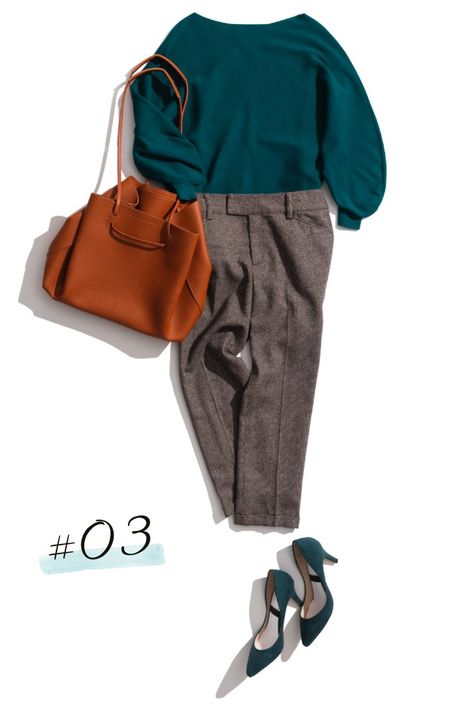 Teal Color Combinations Outfits, Teal Color Combinations, Autumn Casual Outfits, Jean Trousers Outfit, Elegant Jeans, Deep Autumn Color Palette, Teal Cardigan, Smart Casual Women, Trouser Outfit