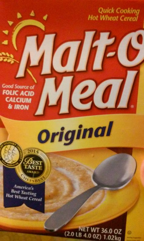 Malt O Meal Recipes, Malt O Meal, Egg Mcmuffin, Wheat Cereal, Individual Servings, Meal Recipes, Frugal Meals, Frozen Blueberries, Quick Cooking