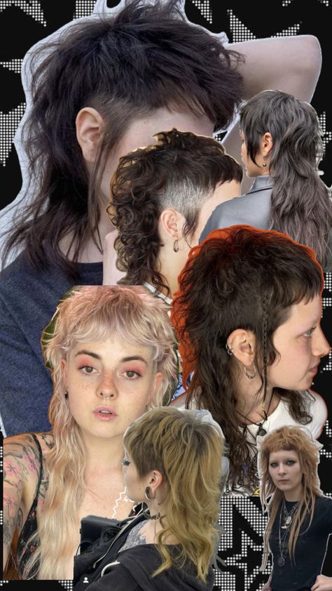 Chelsea Mullet, Goth Mullet, Goblin Brain, Mullet Hair, Mullet Haircut, Punk Hair, Tomboy Outfits, Mullet Hairstyle, Artistic Hair